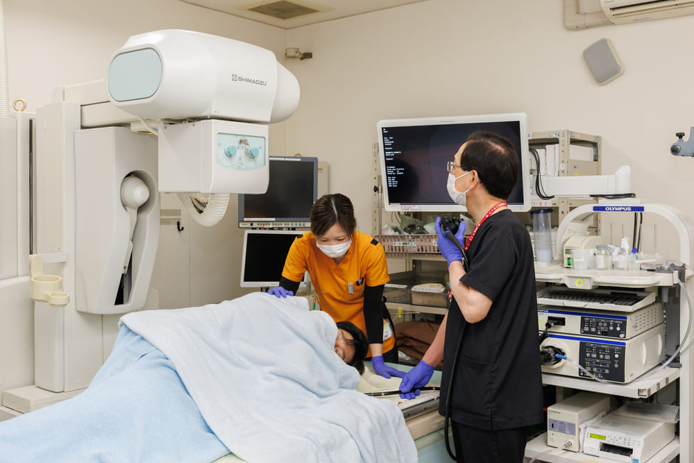 内視鏡検査の様子